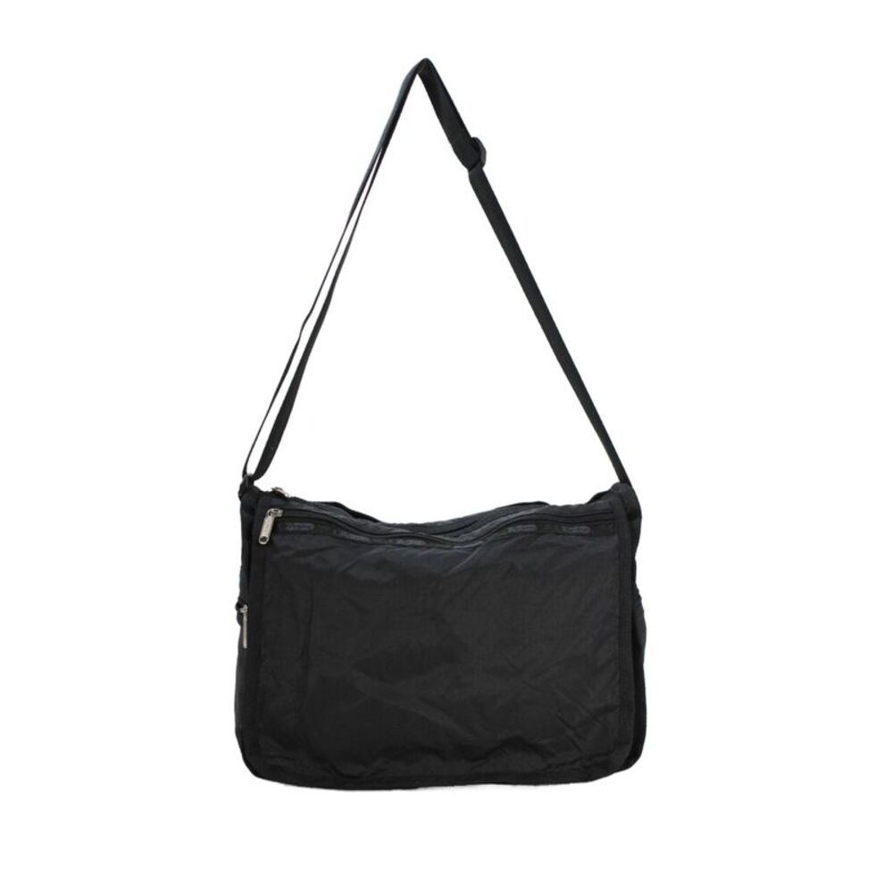 LeSportsac Unisex Adults  Multi-Compartment Adjustable Messenger Bag Black